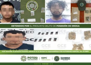 Detienen a siete persona por posesión de droga en diferentes puntos de la ciudad
