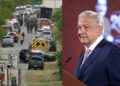 AMLO lamenta muerte de 22 mexicanos en tráiler y ofrece su apoyo para el traslado de los cuerpos