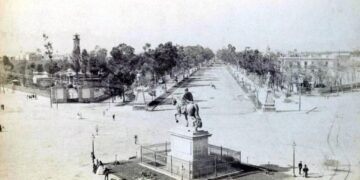 Así lucia el Paseo de la Reforma como paseo de la Emperatriz