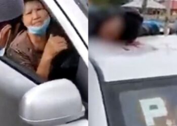 Atropelló a motociclista y siguió conduciendo sin saber que el cuerpo iba en el techo del auto