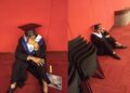 Joven lloró en su ceremonia de graduación al percatarse que su familia no acudió