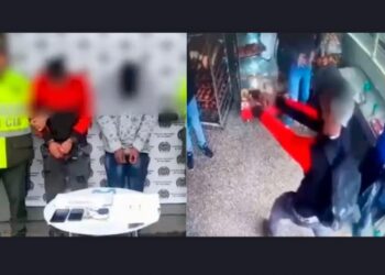 Video: Sujetos entran a robar una panadería pero los clientes estaban armados