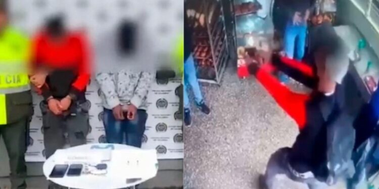 Video: Sujetos entran a robar una panadería pero los clientes estaban armados