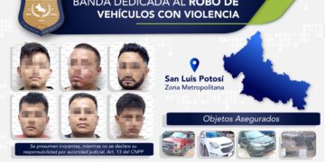 Cae banda dedicada al robo de vehículos con violencia