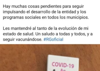 Ricardo Gallardo da positivo a Covid-19