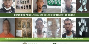 Detienen a seis personas por posesión de droga en diferentes puntos del Estado; en total se aseguraron más de 80 dosis
