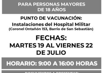 Nuevas fechas de vacunación contra el Covid-19
