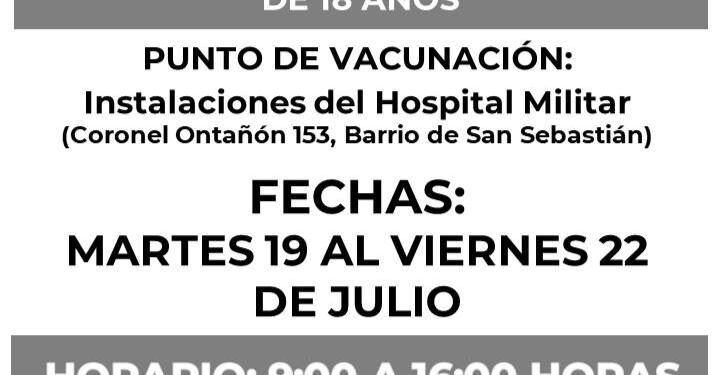 Nuevas fechas de vacunación contra el Covid-19