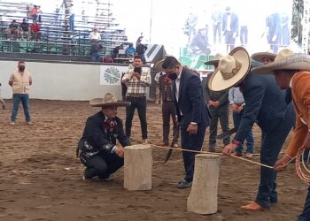 El Gobernador Ricardo Gallardo inauguró el Campeonato Nacional Infantil de Charrería