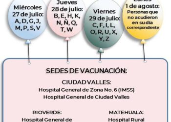 Anuncian nuevas fechas de vacunación contra el Covid-19 para menores