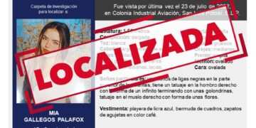 Localizan a adolescente de 15 años buscada en SLP