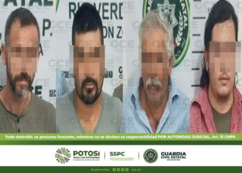 Capturan a cuatro hombres que portaban armas de fuego