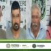 Capturan a cuatro hombres que portaban armas de fuego