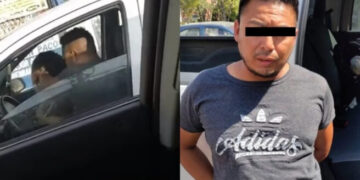 Exhiben a sujeto agrediendo a una mujer dentro de un auto en Nuevo León; ya fue detenido