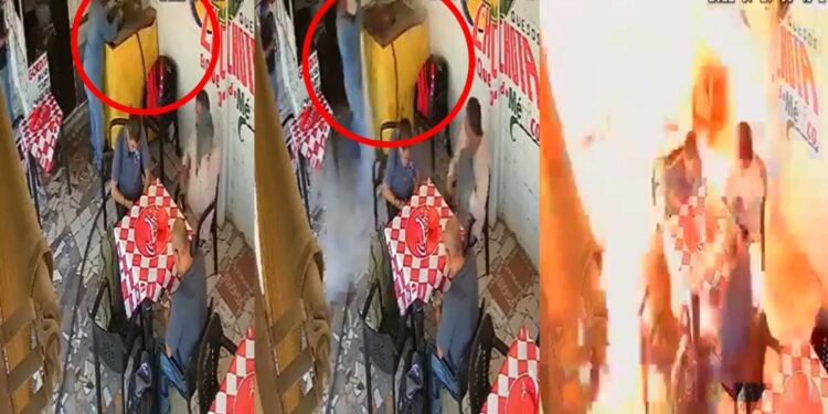 Video: Fuerte explosión en un local de comida en Durango deja varios heridos