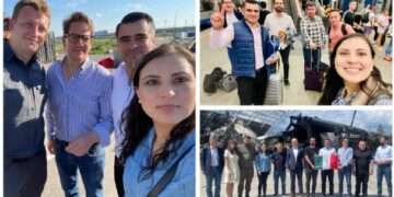 Diputados de MC “turistean” en Ucrania por guerra y los tunden en redes sociales por “frívolos”