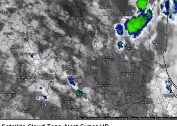 Pronostican lluvias en SLP para las próximas horas