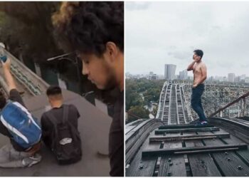 Surfear en el metro no es la único extremo que han hecho estos jóvenes