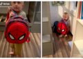 Video: ¡Mochila antibalas! Así entrena a su hijo para sobrevivir a un tiroteo en EE.UU