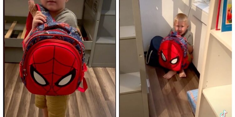 Video: ¡Mochila antibalas! Así entrena a su hijo para sobrevivir a un tiroteo en EE.UU