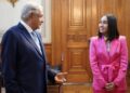 ¡De las estrellas a Palacio Nacional! Katya Echazarreta se reunió con AMLO