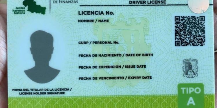 Presunto coyote fue detenido con 500 licencias de conducir