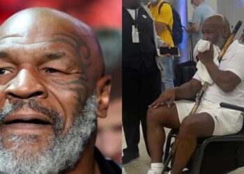 El boxeador Mike Tyson fue visto en silla de ruedas en un Aeropuerto de Miami