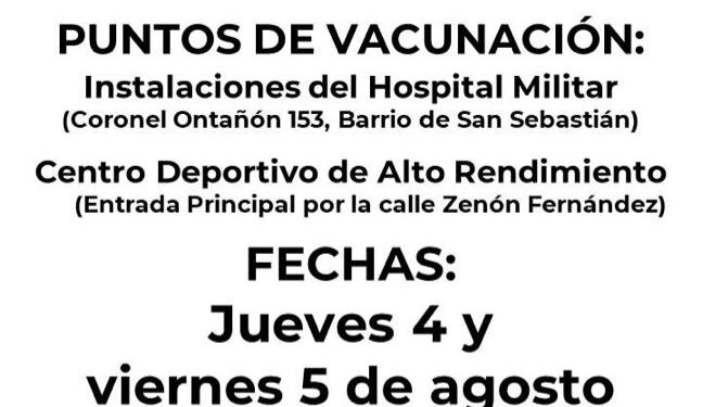 Anuncian nuevas fechas para vacunación de menores contra el Covid-19