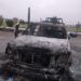 ¡Ahora en SLP! balean comandancia municipal de Moctezuma e incendian 2 patrullas