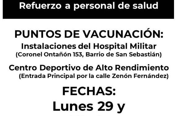 Anuncian fechas de vacunación contra el Covid-19 para menores rezagados