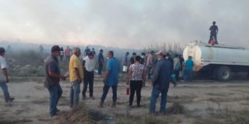 Incendio en la Media Luna sigue sin ser controlado