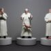 Escultura del Papa Francisco causa polémica por criticar la iglesia católica