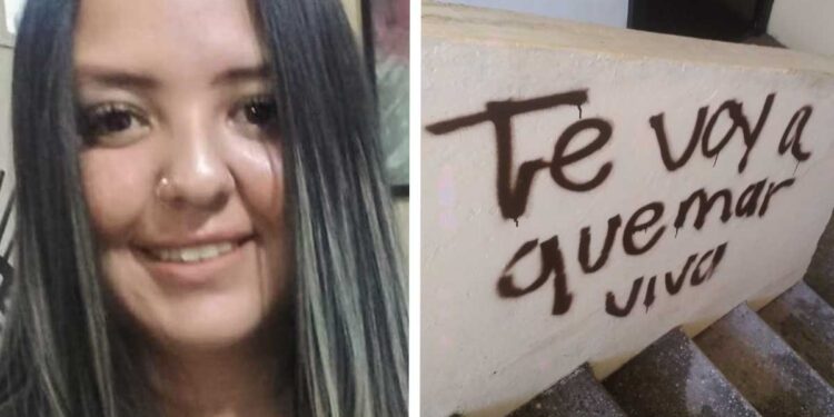 Análisis forenses confirman que Luz Raquel Padilla escribió amenazas en la pared de su edificio
