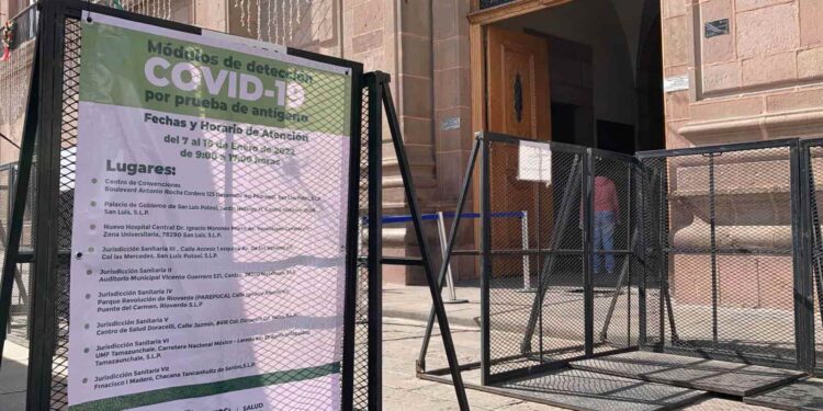 529 nuevos contagios por Covid- 19 en SLP