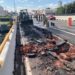 A menos de dos semanas de su inauguración, se hunde un tramo del “Circuito Potosí”
