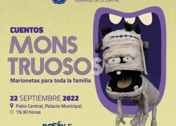Se presentará “Cuentos Monstruosos” en el Centro Cultural Palacio Municipal