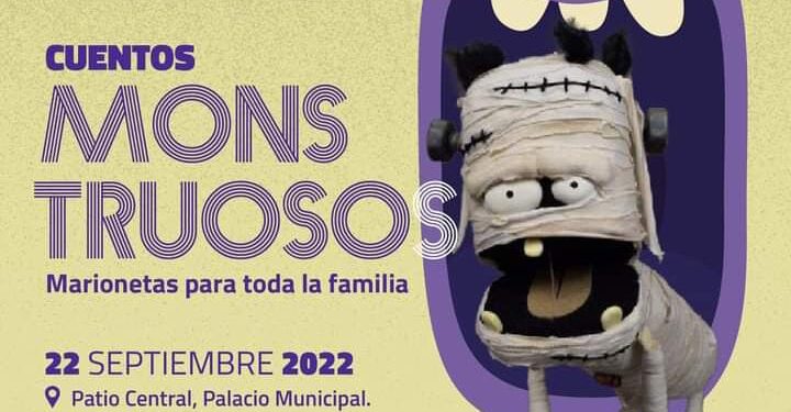 Se presentará “Cuentos Monstruosos” en el Centro Cultural Palacio Municipal