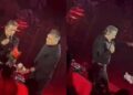 Video: Alejandro Fernández le hizo el feo y pateó peluche del Dr. Simi en el palenque de la Fenapo