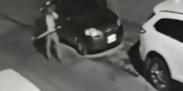 Vídeo: ¡Pero que le hicieron! Una mujer ‘destruye’ a palazos 25 autos en SLP