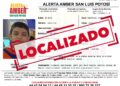 Localizan a menor de 12 años