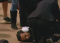 Vídeo: Detienen a hombre tras lanzarse al ataúd de la Reina Isabel II