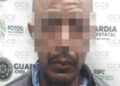 Detienen a presunto por posesión de arma de fuego, vehículo robado y droga