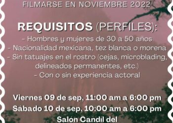 Invitan a casting para película de Netflix a filmarse en noviembre en SLP
