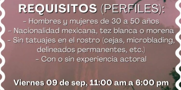 Invitan a casting para película de Netflix a filmarse en noviembre en SLP