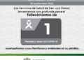 SLP con otra defunción por Coronavirus