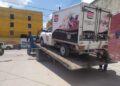 Policías municipales rescataron a persona secuestrada; estaba en una camioneta repartidora