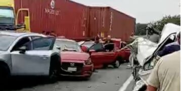 Fatal accidente en la autopista siglo XXI afecta la circulación