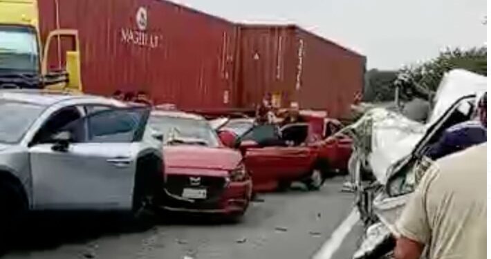 Fatal accidente en la autopista siglo XXI afecta la circulación