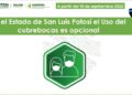 El uso del cubrebocas en SLP será opcional a partir del lunes