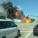 Video: Impactante accidente en Texas; camión cae de un puente y explota en el aire